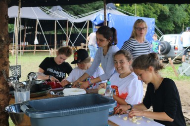 Küchenhelferinnen Sommercamp 2017 bei Alfdorf