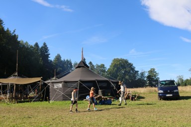 Küchenzelt Sommercamp 2017 bei Alfdorf