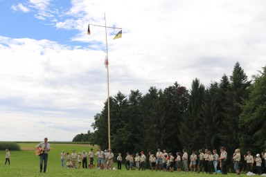 Fahnenappell Sommercamp 2017 bei Alfdorf